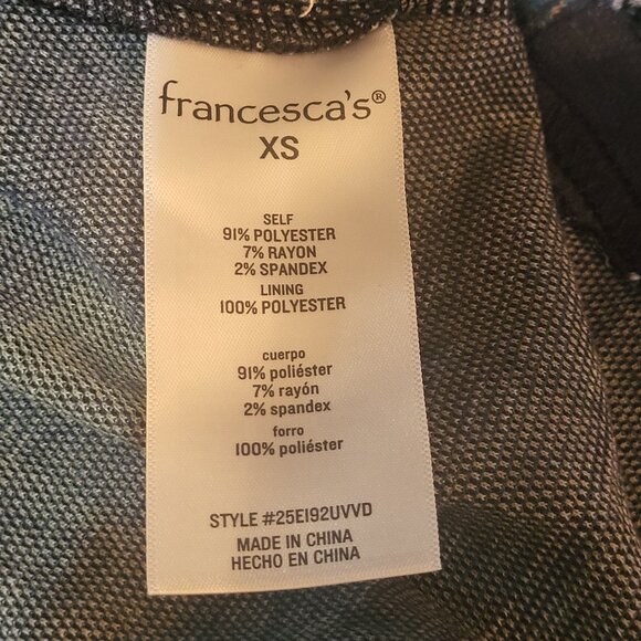 Francesca's Janis Sleeveless Plaid Utility Romper - Picture 14 of 14